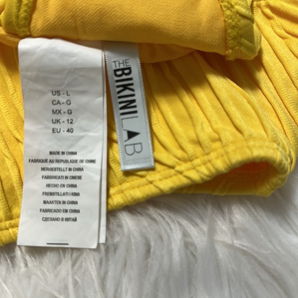 The Bikini Lab Yellow Swimsuit,Cut Out, 
One Piece - Picture 5 of 5